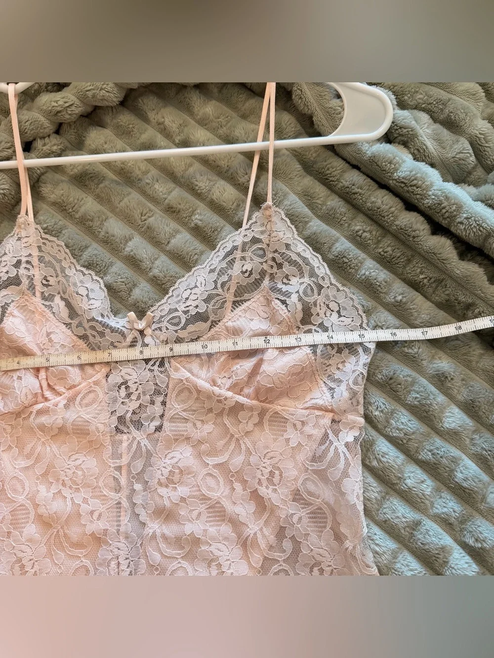 1970s Vintage Lace Pink Bodysuit